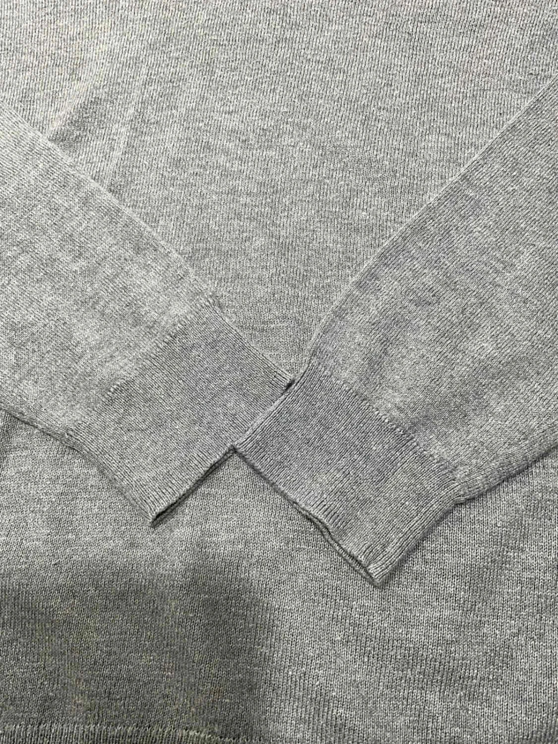 Pull Tommy Hilfiger V-neck Femme S coton cashmere Gris – photo 3